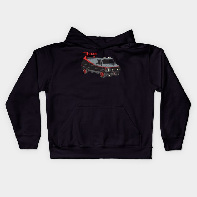 A-Team Van Kids Hoodie by BeeryMethod